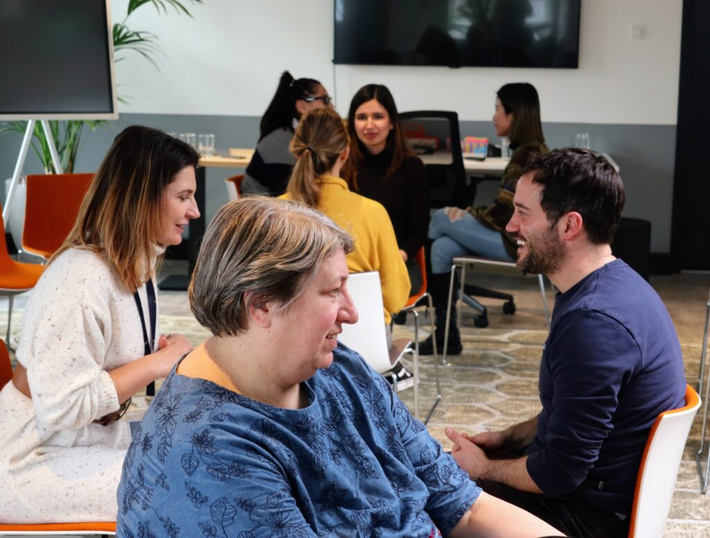 Attendees at a Eurail workshop led by Steven Morgan in Utrecht